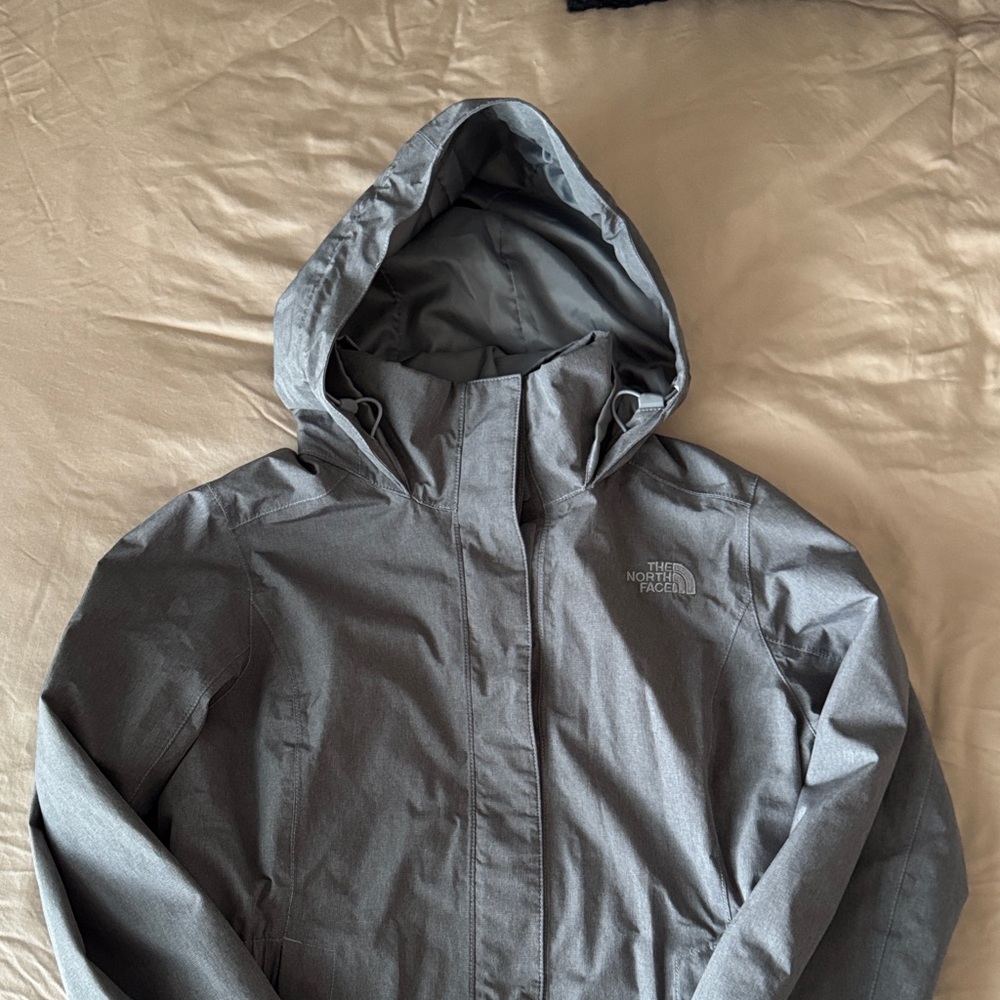 The North Face Charcoal Hooded Jacket
